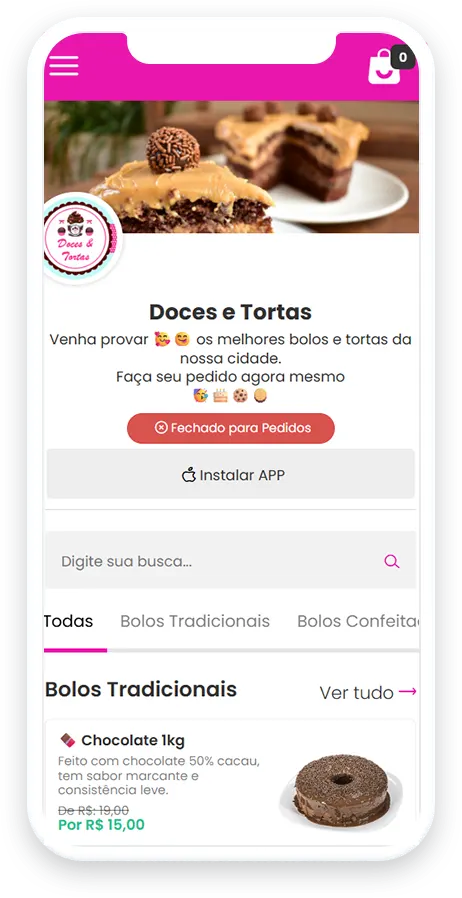 Demonstração Hot Dog