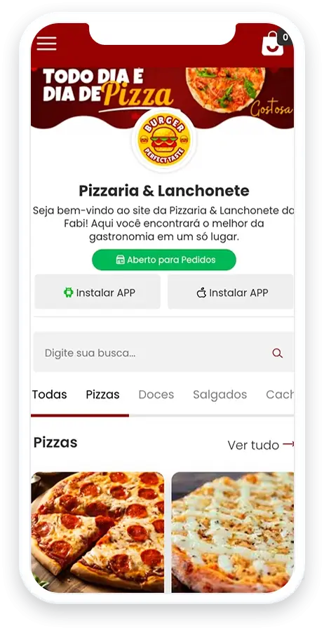 Demonstração Pizzaria
